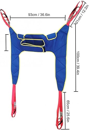 Vista 2 de Arnés de elevación para pacientes, arnés de elevación de paciente de cuerpo completo, arnés de elevación de alzamiento de inodoro, elevador