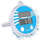 Philonext Solar Powered Swimming Pool Thermometer,Digital Pool Thermometer Sinking , Floating...