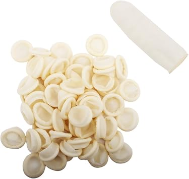 Latex Finger Cots Disposable Finger Glove Protection for Fingertip | 200 PCS Anti-Static Finger Cover Protectors