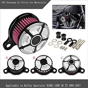 Trendy Retail Air Cleaner Intake Filter For Harley Sportster Xl883 1200 48 72 91-17 Type A