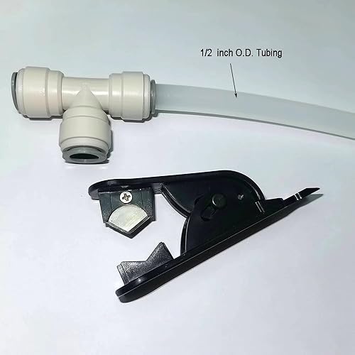 Miniatura 3 de Accesorios de tubo OD de copolímero de acetal, conector de mamparo, empuje para conectar piezas del sistema de filtro de agua RO (paquete de 5)