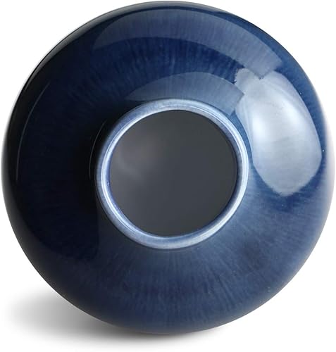 Miniatura 5 de STAR MOON - Florero moderno de cerámica con rejilla retro para decoración del hogar, sala de estar, centros de mesa y eventos