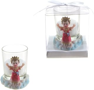Lunaura Religious Keepsake - Set of 12 Baby El Nino Votvie Candle Set Favors