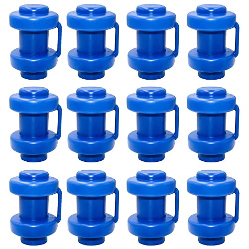 Xpsirny Embouts de Trampoline, 12 PCS Capuchon Trampoline, Embout Trampoline Ø 25 MM, Trampoline Embout de Poteau pour Les Piquets de Filet du Trampoline Cover
