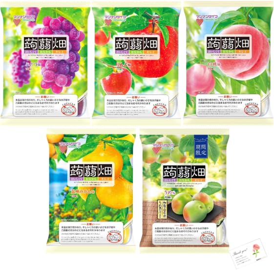 Amazon.co.jp: 【期間限定 】蒟蒻畑 ゼリー 蒟蒻ゼリー まとめ買い 5種