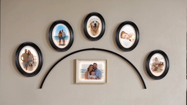 Amazon.com - ABOOFAN 5 Pack Oval Picture Frame 5x7 Black, Vintage