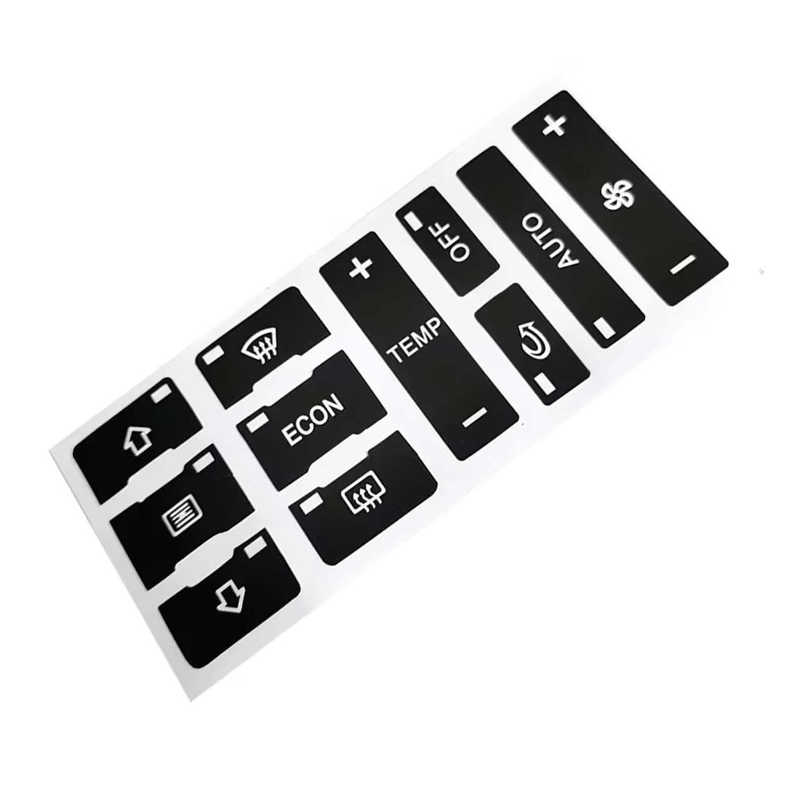 Decorative Stickers Compatible with A2 A3 8L CAR AC Button Repair Sticker Automobile Car Air Conditioning Control Decals