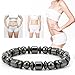 Produktbild Abnehmen Armband, Magnetisches Gewichtsverlust Armband, Gesundheits Armband, steine gesundheit Titan Stahl Armband stilvolles Schmuck Schwarz Stein Armband Gesundheitswesen Magnetfeldtherapie Armband