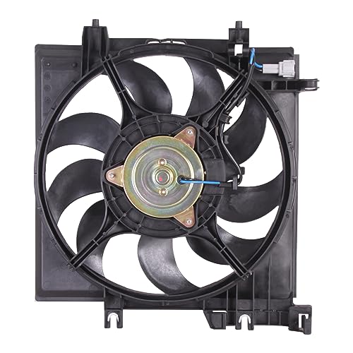 TYG Radiator Cooling Fan Assembly Fit for 2013-2015 Subaru XV Crosstrek, 2016-2017 Crosstrek, 2009-2018 Forester, 2012-2016 Impreza, 2015-2021 WRX | 2-Pin | 45122-FG003 SU3115127 620-809