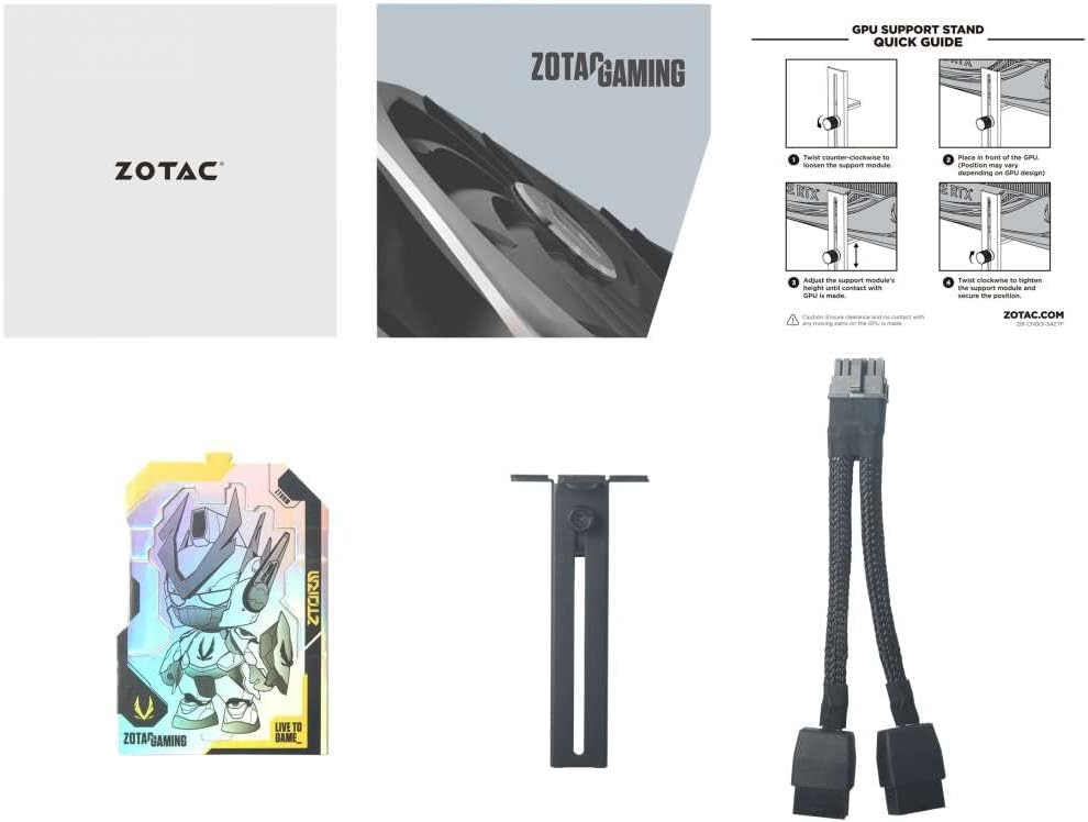 Zotac Scheda grafica Nvidia GeForce RTX 4070 Amp Airo 12Go