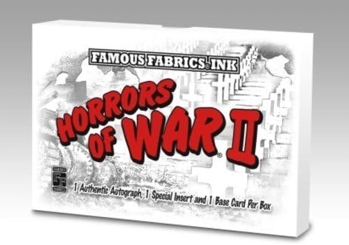 2013 Famous Fabrics Horrors of War 2 II Hobby Box Hot!!! Scarce!!!