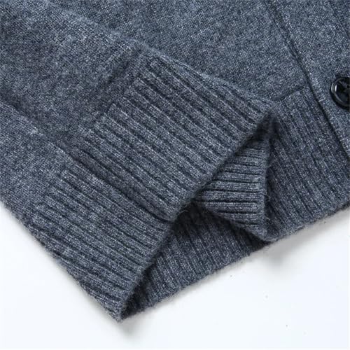 Men's Fashion Autumn Winter V-Neck Knitted Vest Sleeveless Cardigan Wool Sweater Waistcoat3