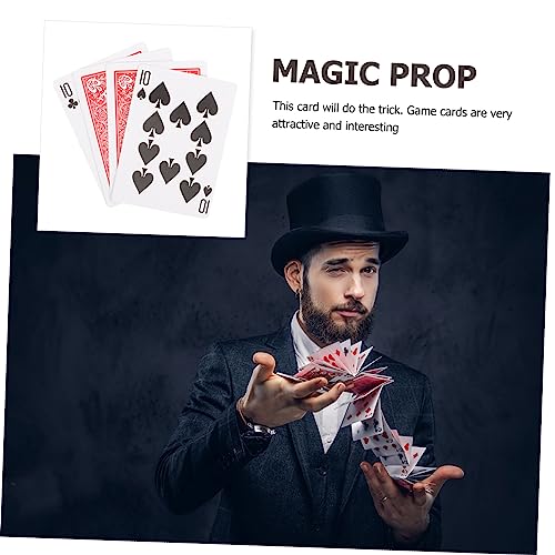 Toddmomy 4 Stück Kartenspiel Portable Spielkarten Vielseitig für Poker Party Spiele mit Robustem Papiermaterial Langlebig und Einfach zu Transportieren – Bild 8