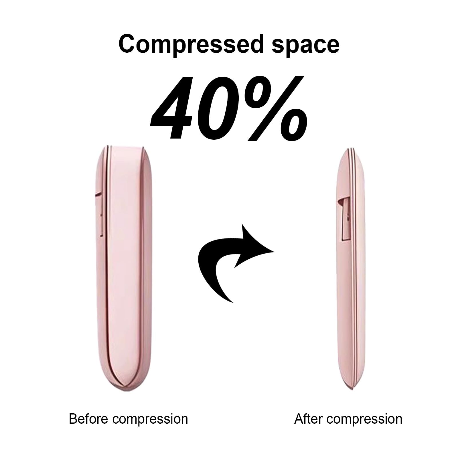 2 Borse Custodie per Abiti, Copriabiti da Armadio per Piumini, Buste per Indumenti, Salvaspazio, con Cerniera Autocompressiva(Pink,130cm/51in)