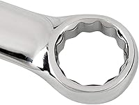 Vista 2 de URREA Llave combinada de 12 puntos, herramienta mecánica de 7/16 pulgadas con construcción forjada en caliente y acabado satinado - 1214A