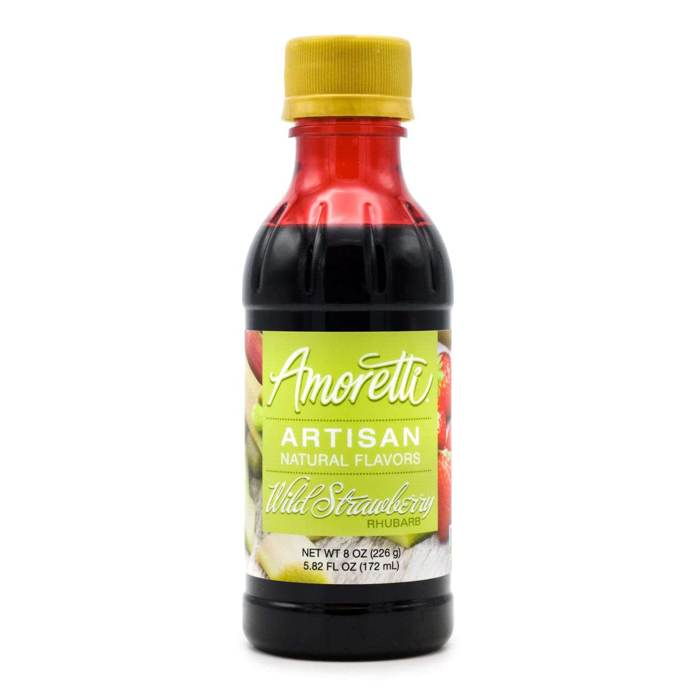 Amazon.com : Amoretti - Natural Wild Strawberry Rhubarb Artisan