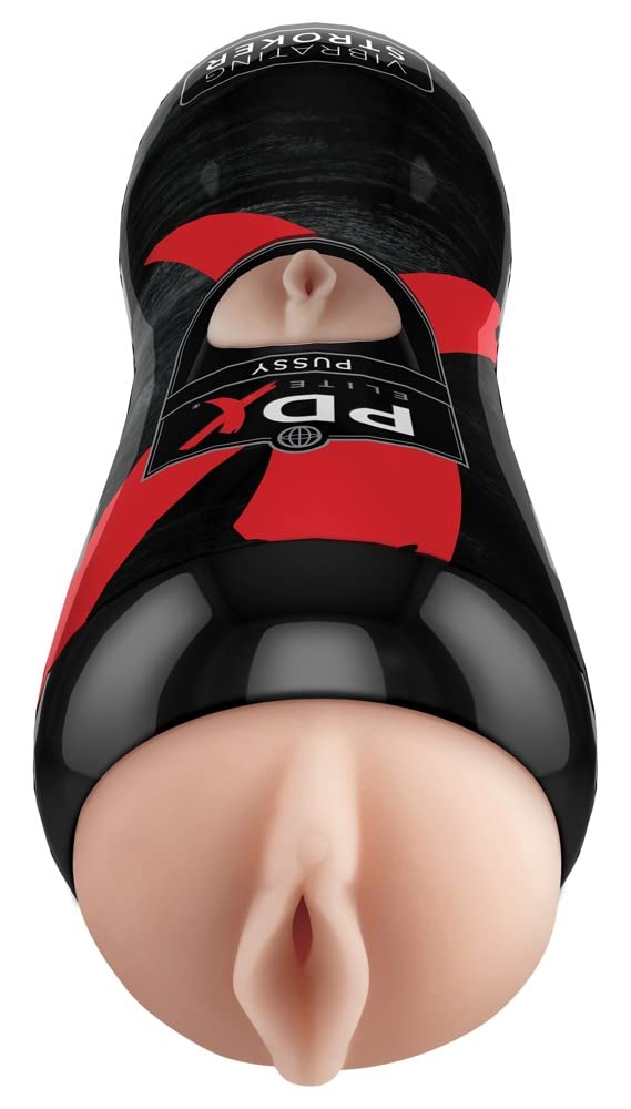 PDX Elite Vibrating Pussy Stroker Flesh Masturbator