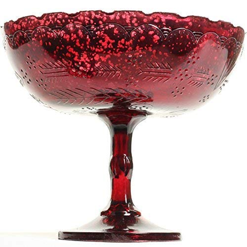 Buy Koyal Wholesale Compote Centerpiece Mercury Glass Antique Pedestal