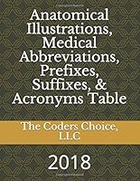 Medical Anatomical Illustrations, Abbreviations, Prefixes, Suffixes, and Acronyms Table : 2018 1983363960 Book Cover