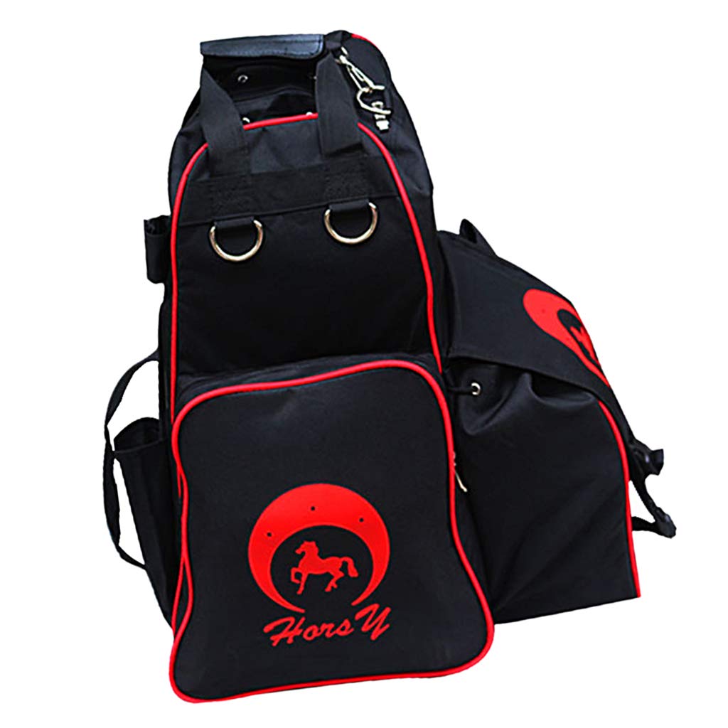 Leeadwaey Equestrian Bag Oxford Horse Riding Boots e casco Bag Zaino impermeabile