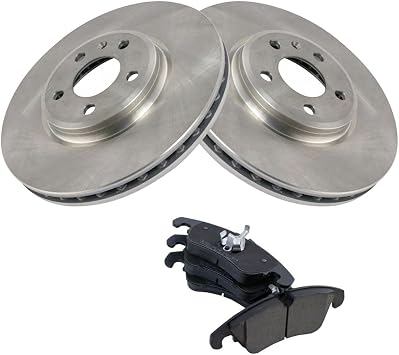Disc Brake Rotor And Pad Set Kit Front Left Driver Right Passenger Side Posi Ceramic Smooth 8K0615301A BKA12021 8KD615301A
