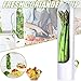 plplaaoo Herb Storage Containers for Refrigerator,Herb Saver Pod,good watertight integrity,Fits in all standard refrigerator doors for Cilantro Mint Parsley Asparagus
