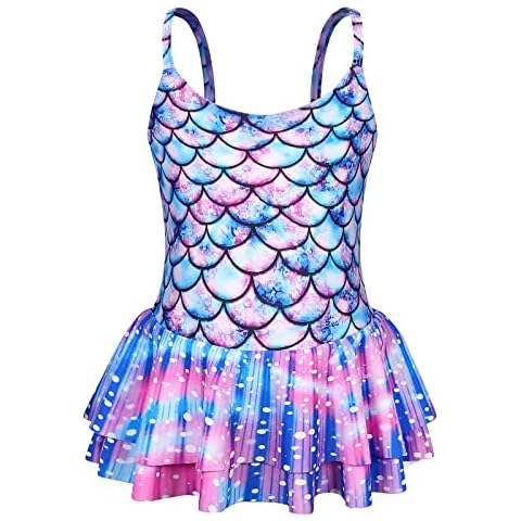 AmzBarley Mermaid Costume One Piece Swimsuit Cover