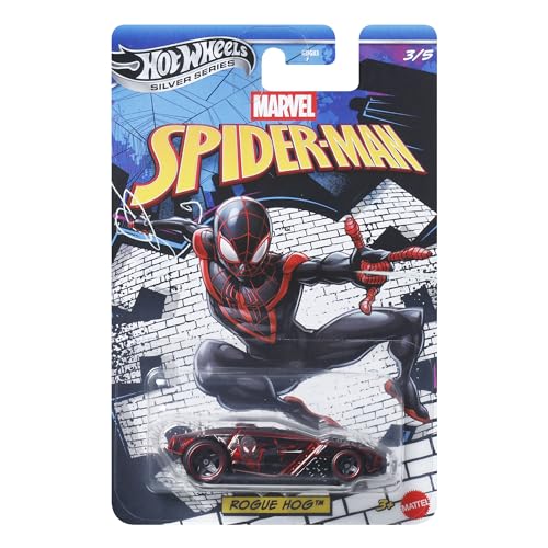 Image of Hot Wheels Rogue HOG Toy Car, Entertainment-Themed 1:64 Scale Vehicle with Enhanced Deco, Exclusive Wheels & Collectible Packaging (Styles May Vary)