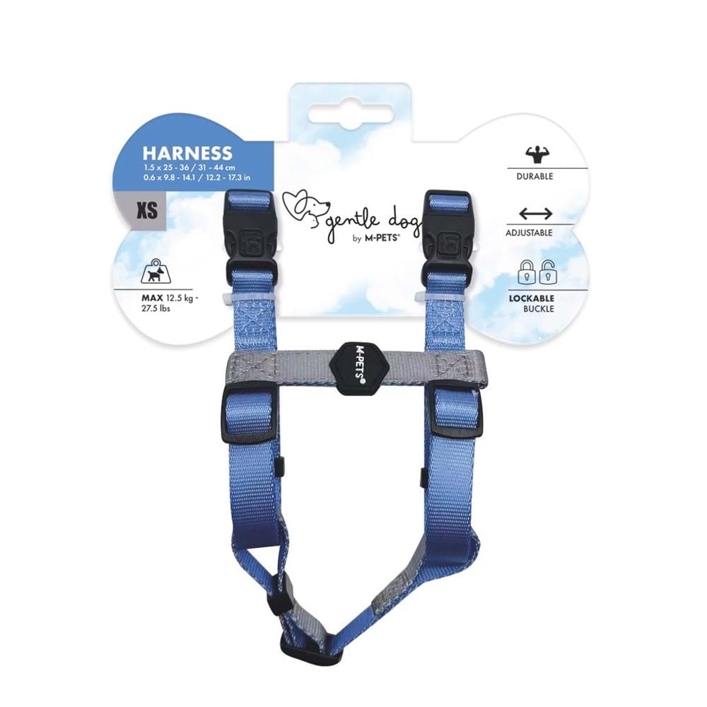 M-PETS GENTLE DOG GÖĞÜS TASMASI BLUE (XS)