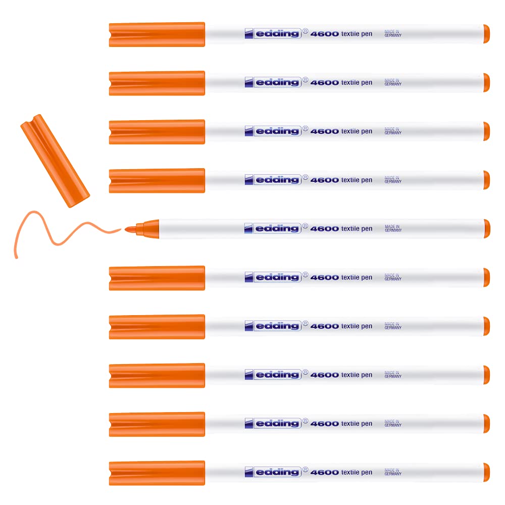 Pennarello Per Tessuti Edding 8040 - Rosso, Punta 1mm, Inchiostro Lavabile A 95°C - Per Contrassegnare Indumenti - Foto 13