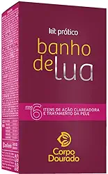 Corpo Dourado Banho de Lua - Kit Prático Pelos Dourados Tradicional (6 Itens)