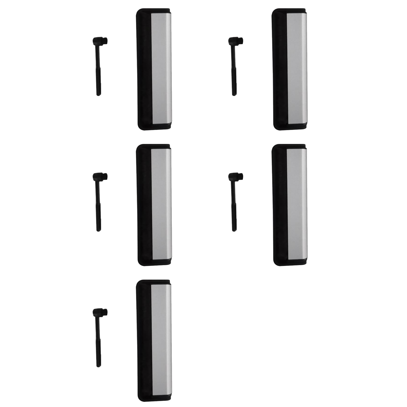 Brosse Professionnelle Portable Antistatique pour Disques Vinyles (Lot de 5) + Brosse pour Stylet