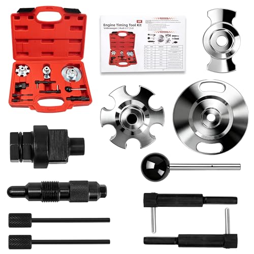 SAIBOO Outil de Calage du Moteur Adapté pour VW Audi VAG 2.7 3.0 TDI, Kit d’outils de Calage Diesel Outil de Verrouillage de la Courroie de Distribution...