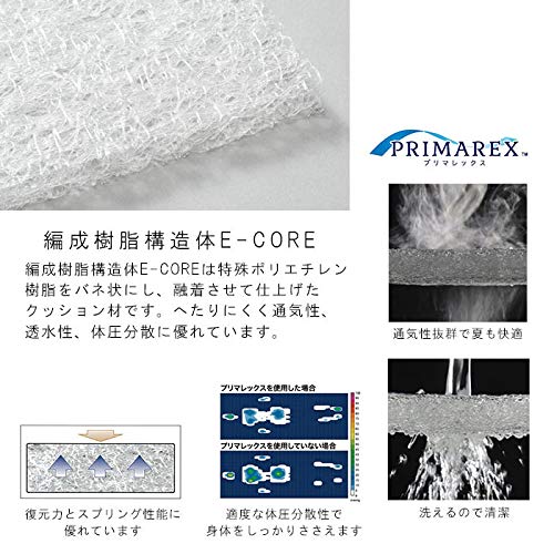 プリマレックス　アリアピロー３７×５７×６～７ｃｍ Amazon｜日本製 プリマレックス アリアピロー 35×57×6cm 枕 まくら