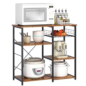 DlandHome Küchenregal Bäckerregal Mikrowellenständer Regal