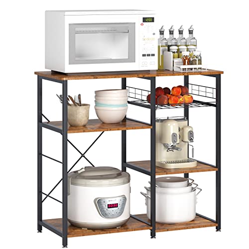 DlandHome Küchenregal Bäckerregal Mikrowellenständer Regal