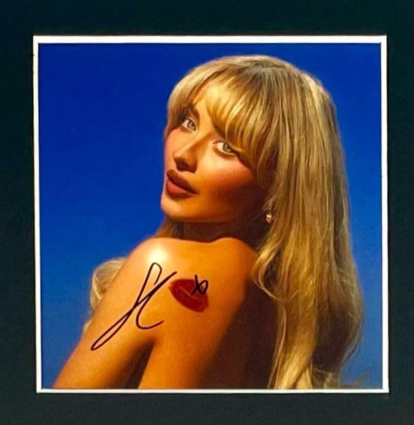 Amazon.com: Sabrina Carpenter Signed Photo & CD In Luxury Handmade