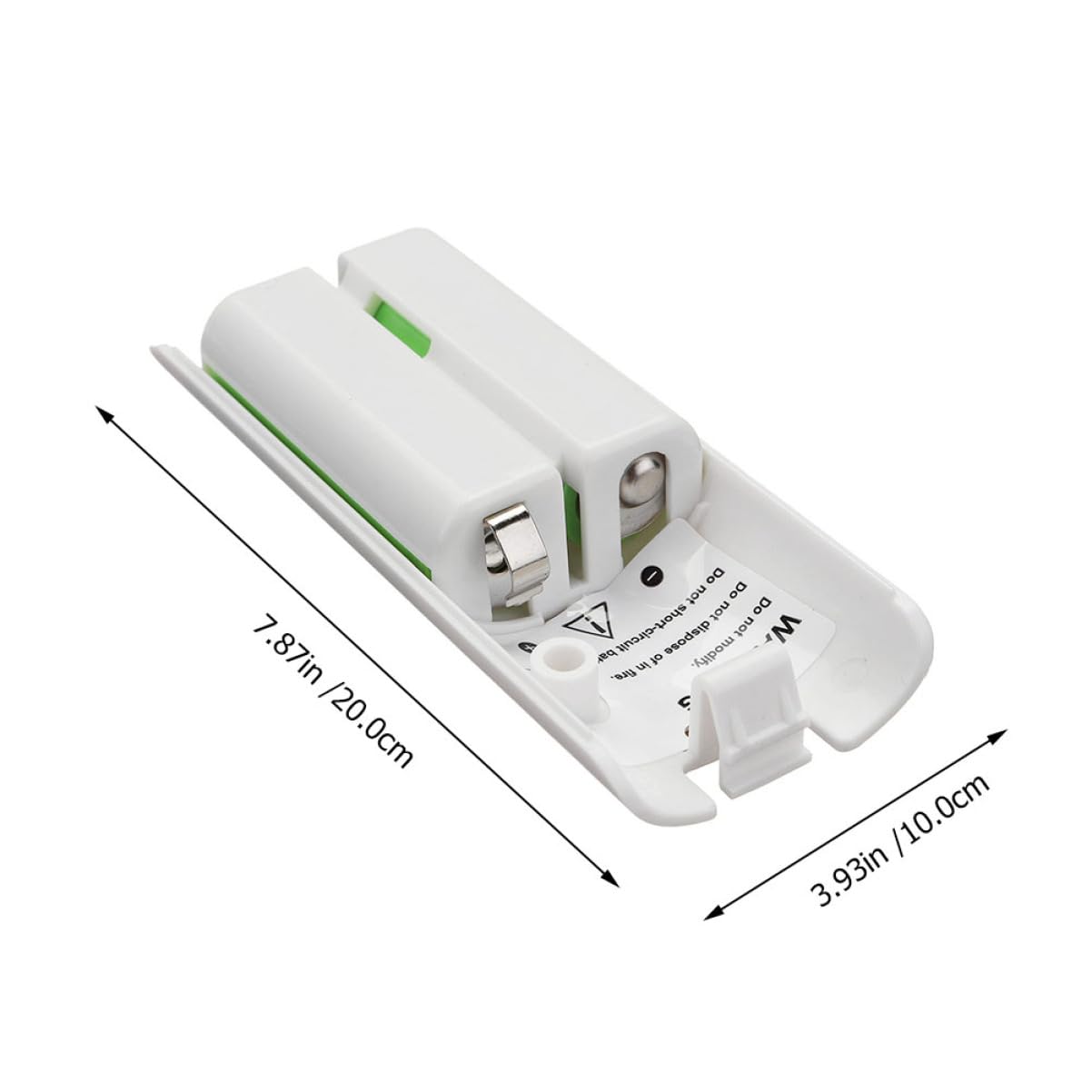 Caricatore Batterie a 4 Slot USB Bianco, Set 1 Pezzo