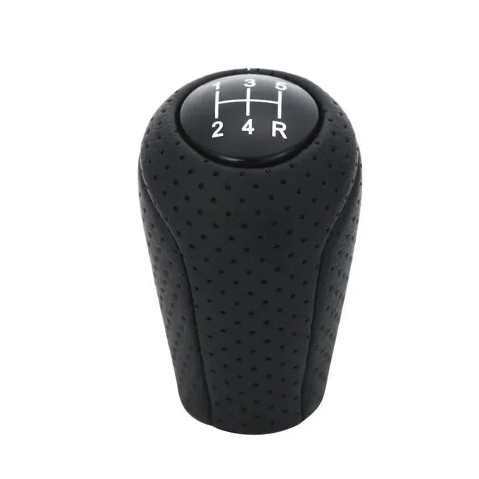 Jxewmtmc 5 Speed B For Mazda 3 5 6 Cx-7 Mx-5 Leather 5/6-Speed Gear Shift Knob Mt Shifter Lever Arm Headball Gear Stick Shift Cover(5 Speed B)
