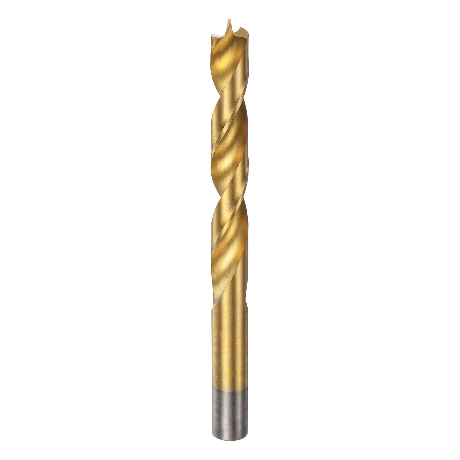 HARFINGTON Brad Point Drill Bit 12.5mm(31/64") Dia Straight Round Shank Drill Metric Brad Point Spiral Twist Drill Bits for Carpenter Woodworking