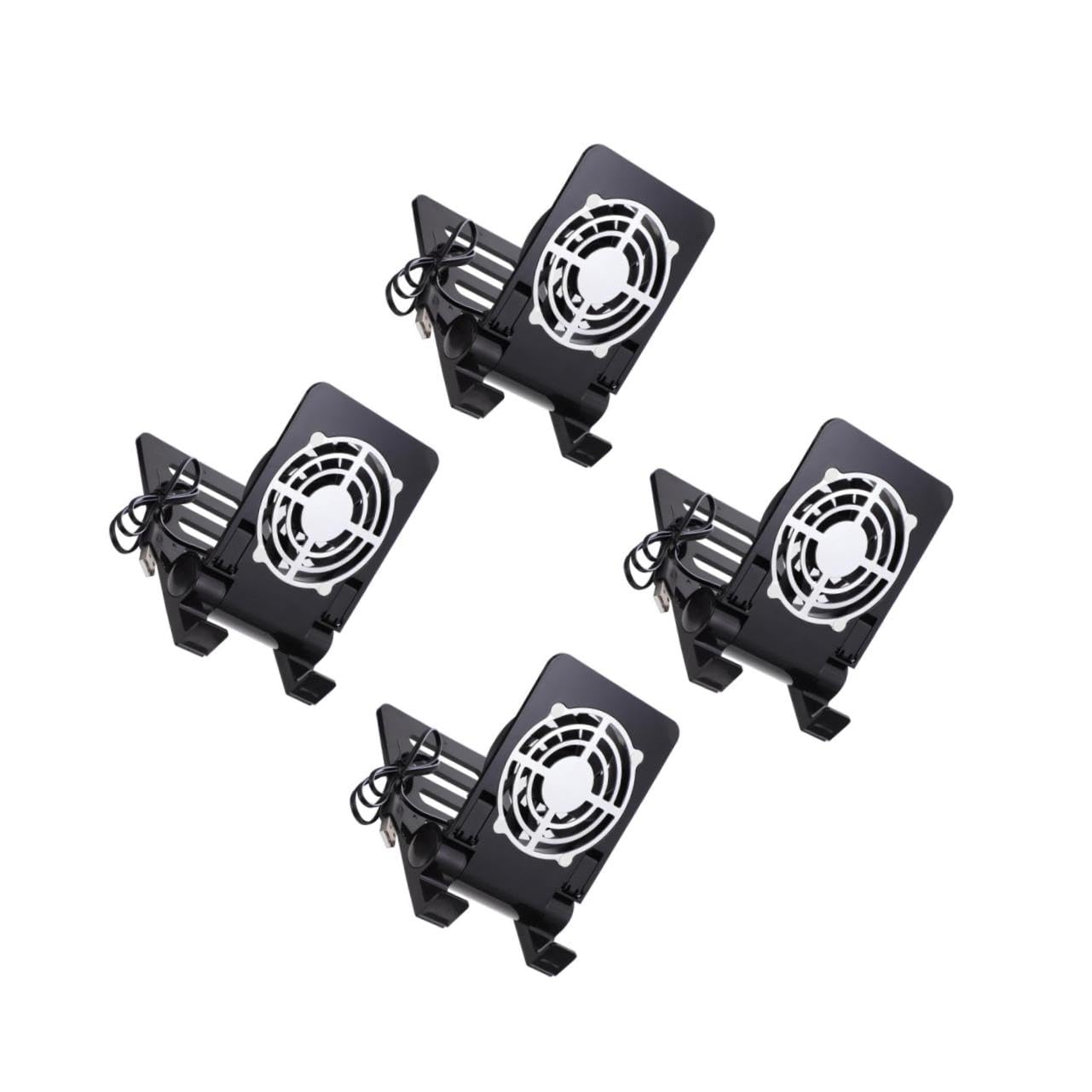Artibetter 4piezas Soporte Usb Para Teléfono y Consola Ventilador Refrigerante Compatible Portátil Para