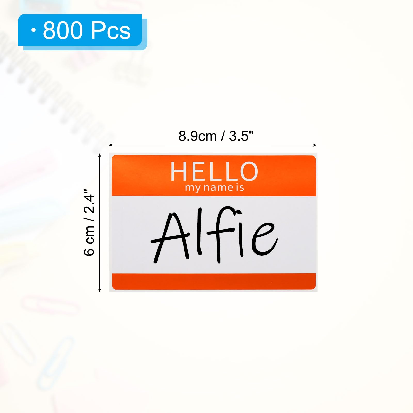 PATIKIL Name Tag Stickers - Image 2