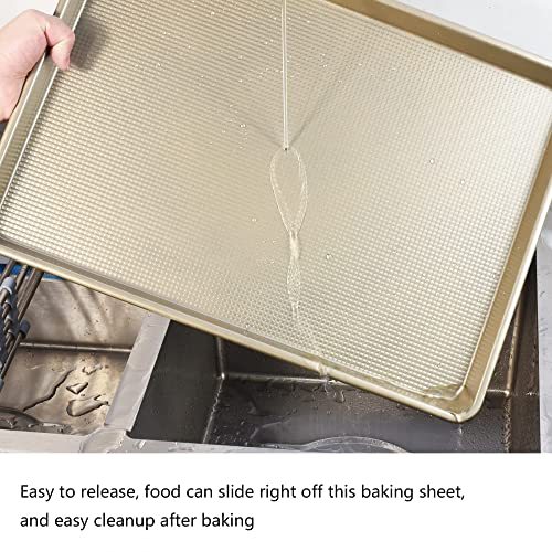 Kitcom Large Cookie Sheet 17.7X12.8In With Rack, Nonstick Baking Pan/Tray With Stainless Steel Cooling Baking Rack Sets, Pack Of 2 #TOP5