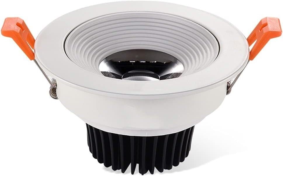 Spot LED Plafonnier Encastré blanc chaud ELzEy pour éclairage de salon