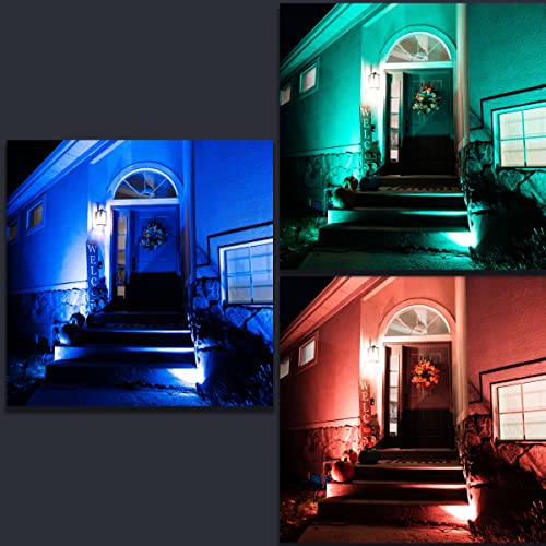 Vivacolor By Jaycee Products *V2* 2.4Ghz Wifi + Bluetooth Rgb Landscape Lights, Waterproof, 24V 48W, Low Voltage, Color Changing, Built In Timer, Remote And/Or App Controlled, Complete Kit #TOP1