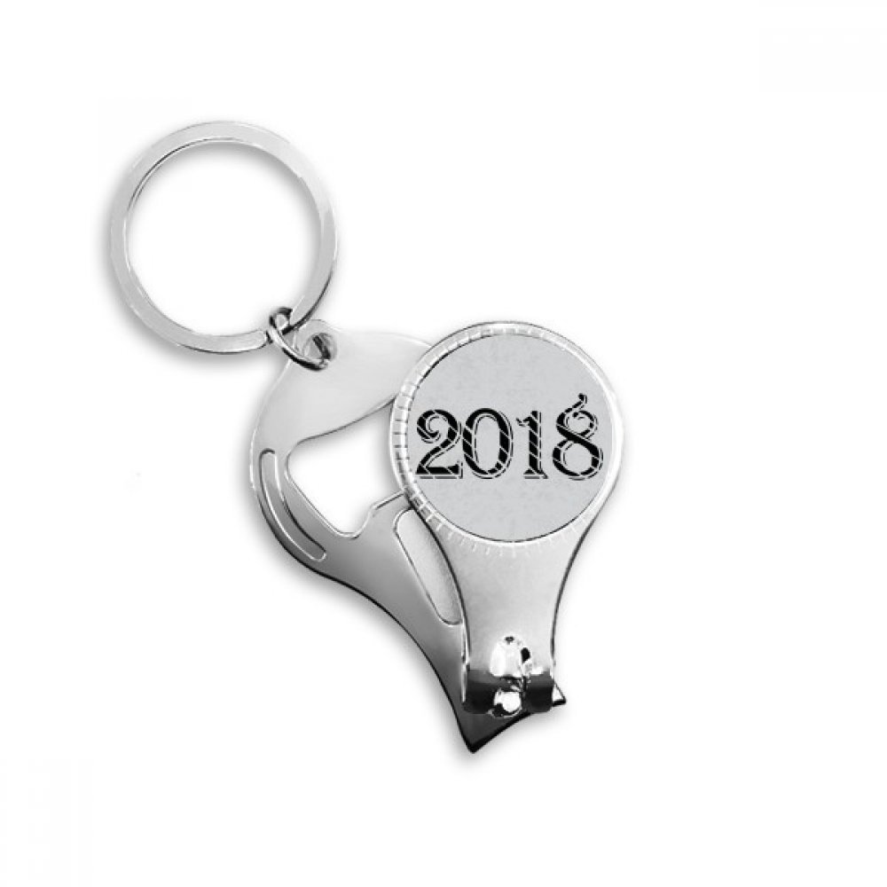 Cadeau porte-clés multi-fonction de police avec coupe-ongles et décapsuleur pour homme et femme
