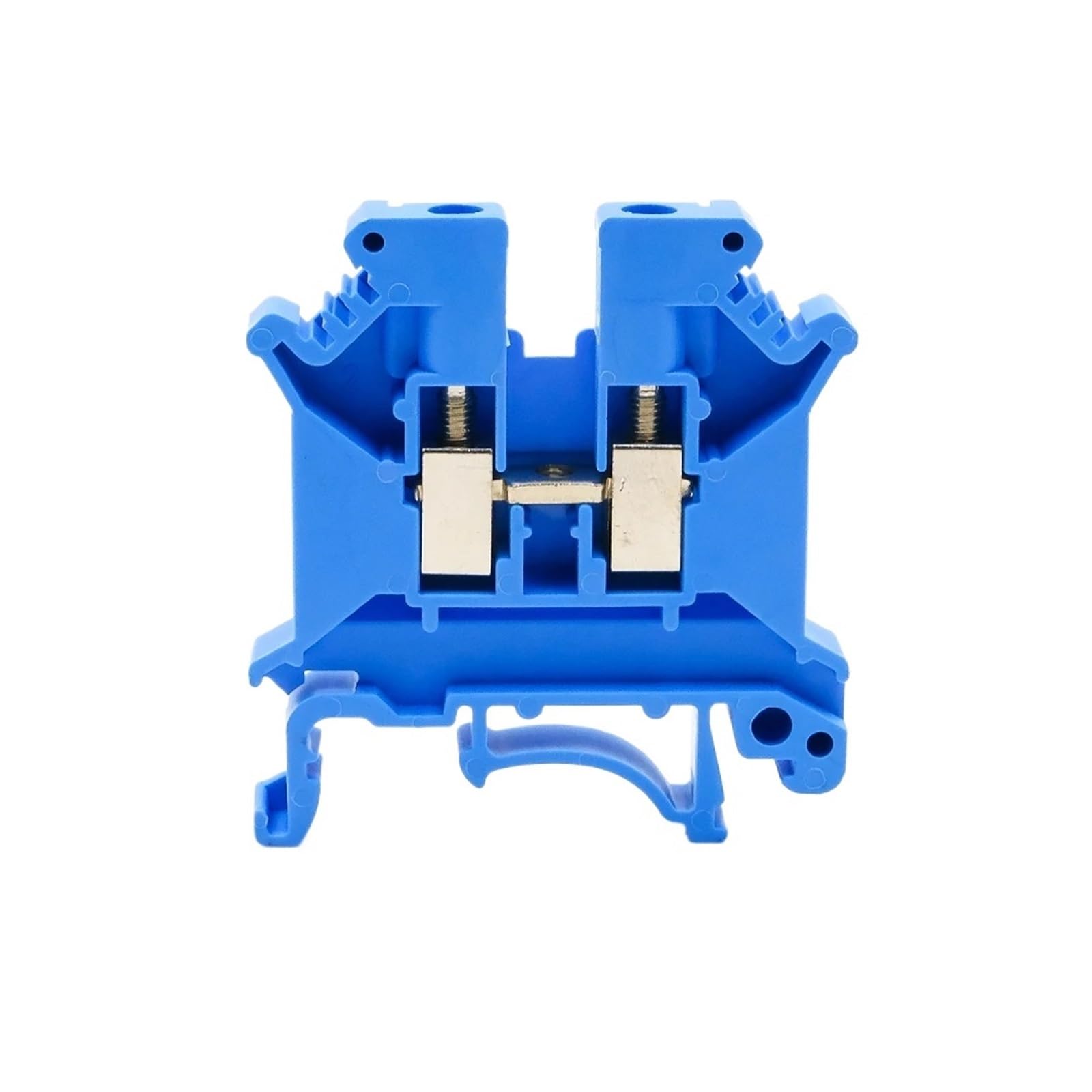 Conduttore elettrico ad alta tensione con connettore a vite universale for morsettiera su guida DIN da 100 pezzi 5N(UK-5N-BLUE)
