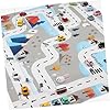 Hoement Alfombra de Infantil con Mapa de Tráfico Suave y Seguro Colchoneta para Gatear Bebés y Diseño Modular y Portátil para Actividades y Educación Temprana #2