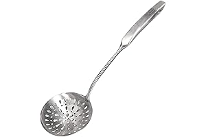 Newness Skimmer Poached Egg Spoon with Vacuum Ergonomic Handle