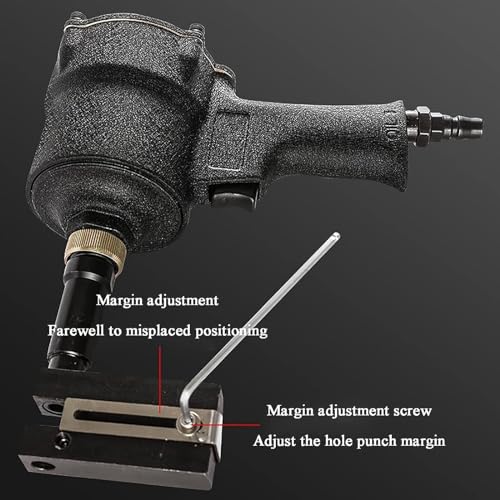 Perforateur pneumatique pour tôle avec tête rotative à 360 degrés - 5